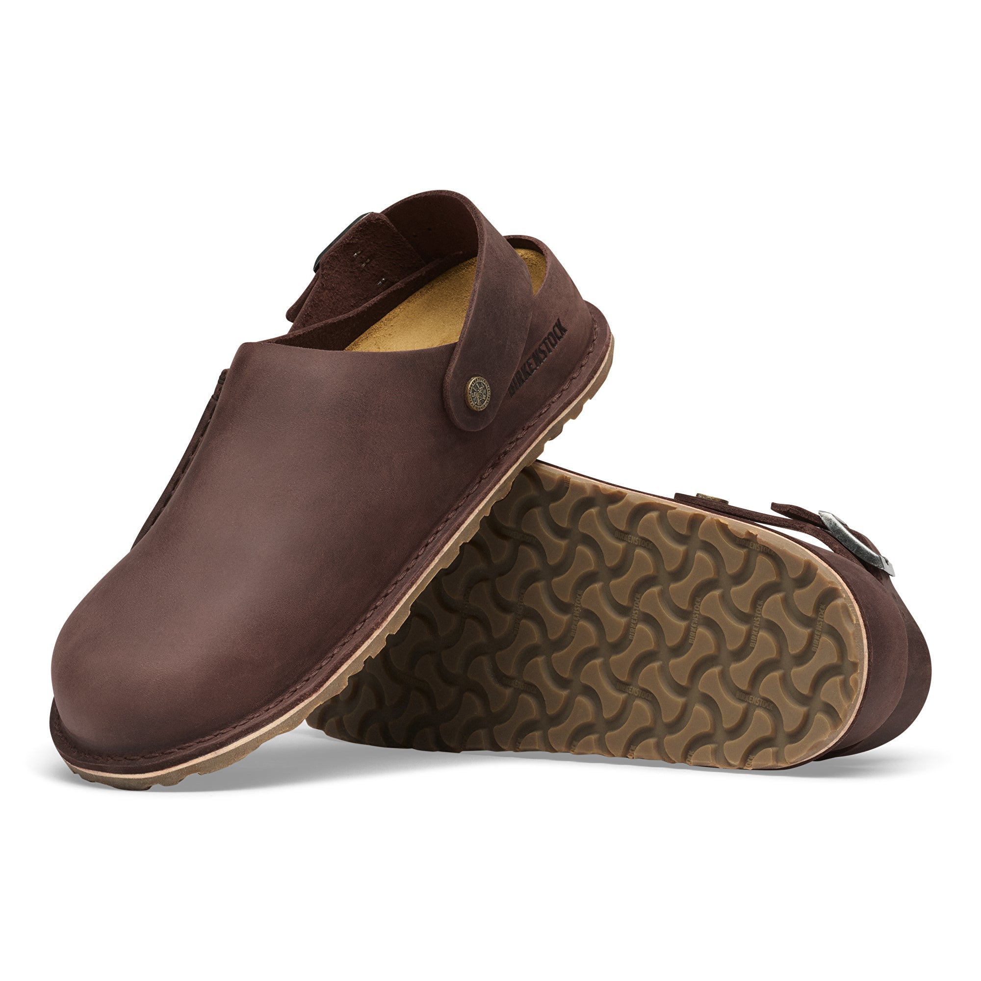 Birkenstock Habana Lutry Premium Oiled Leather Men's Slippers R1032475