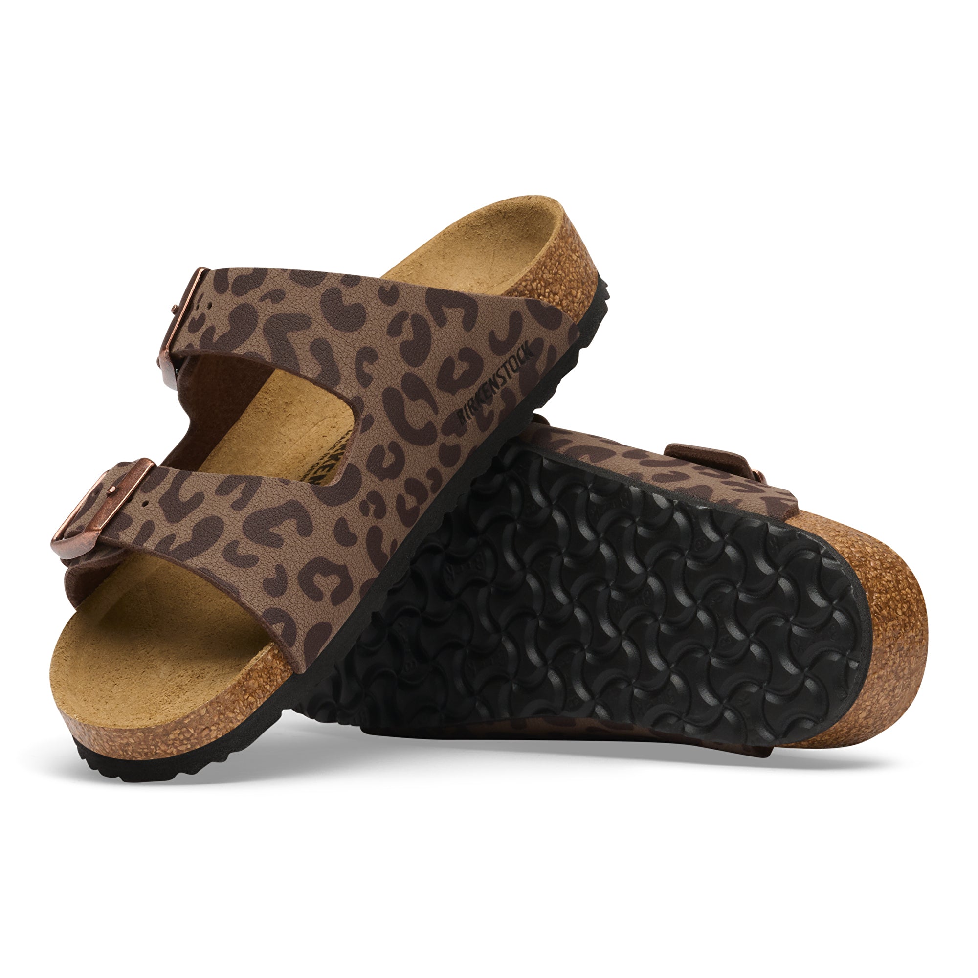 Birkenstock Leo Mocha Arizona Kids Birkibuc Sandals N1032698