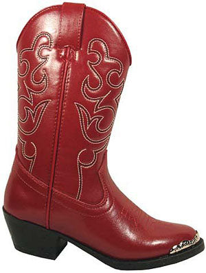 Smoky Mountain 1033 Red/Toe Rand  Kids Western 1033