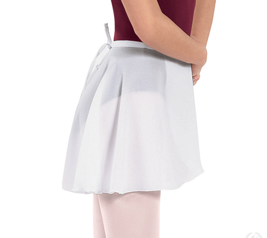 10362 Eurotard Studio Teen Chiffon Adult Wrap Skirt