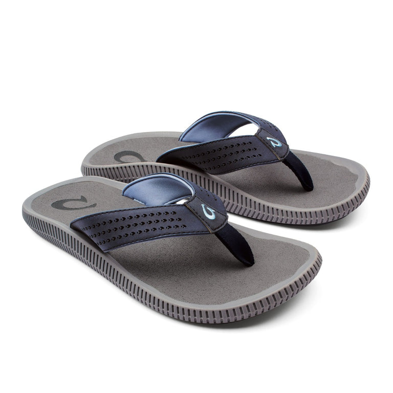 OluKai Men\'s Ulele Men’s Water-Ready Beach Sandals in Blue/Charcoal, Size 10 Ulele Men main image 2