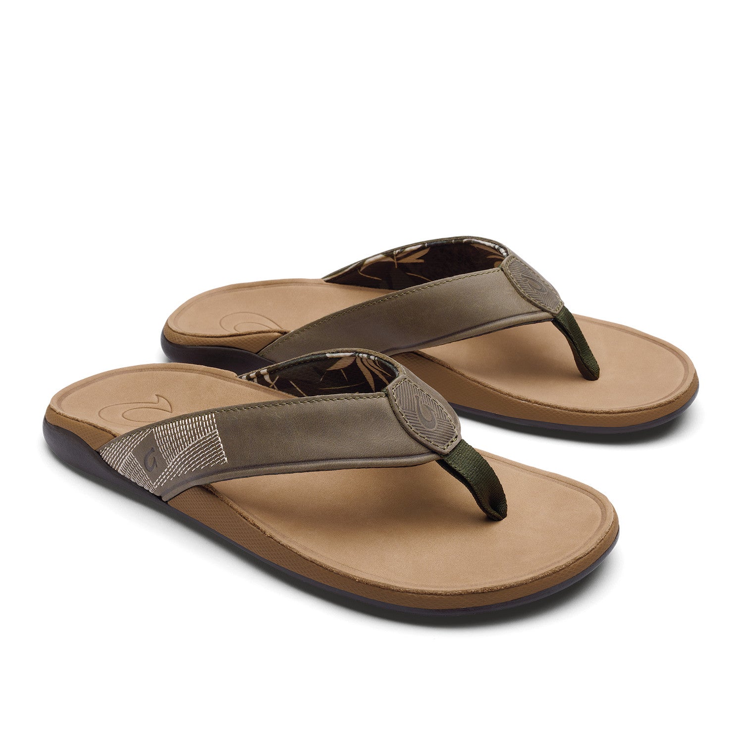 Olukai Hunter/Golden Sand Tuahine Men's Waterproof Leather Sandals 10465