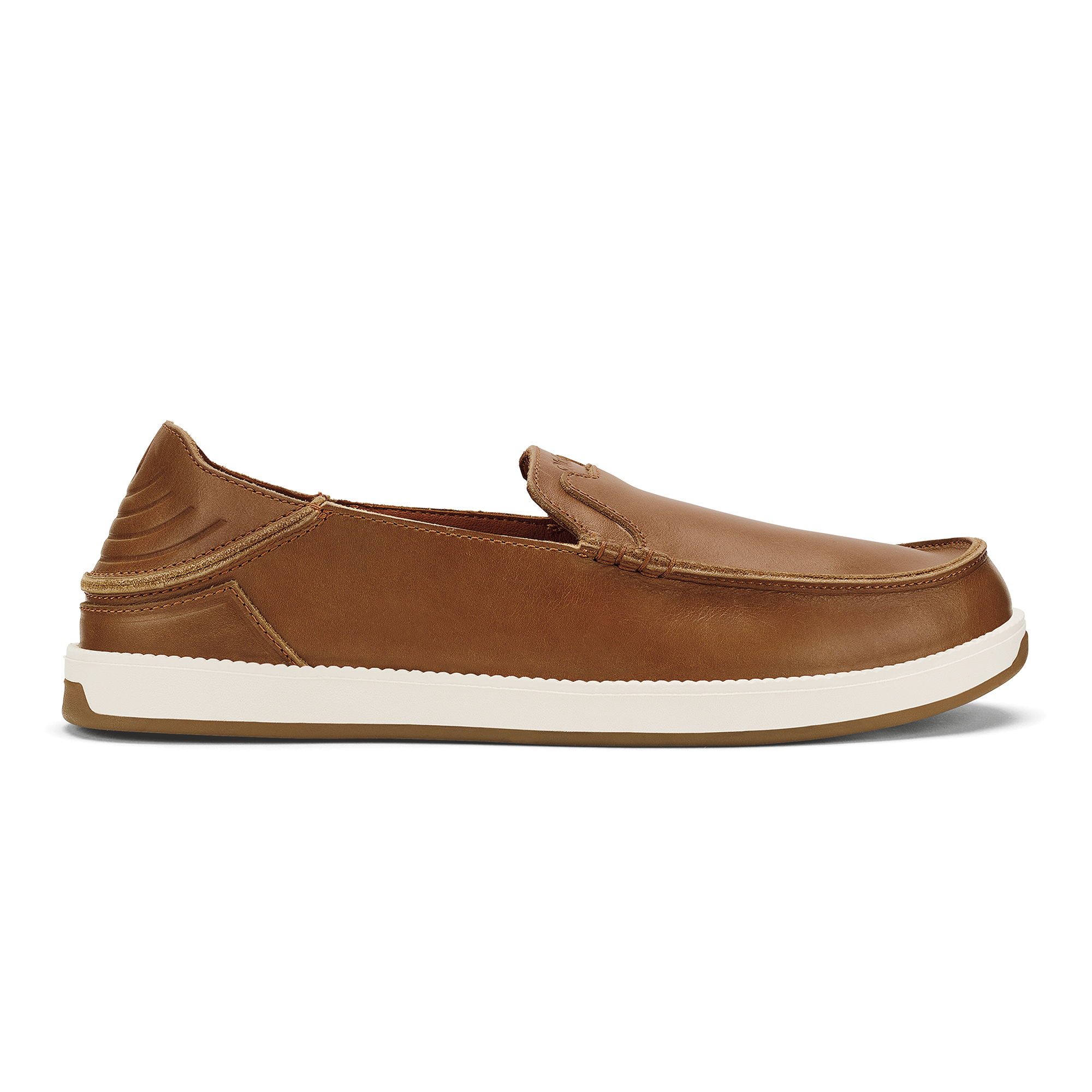 Olukai Fox Kakaha Nia Men's Leather Slip On Shoes 10557-FXFX