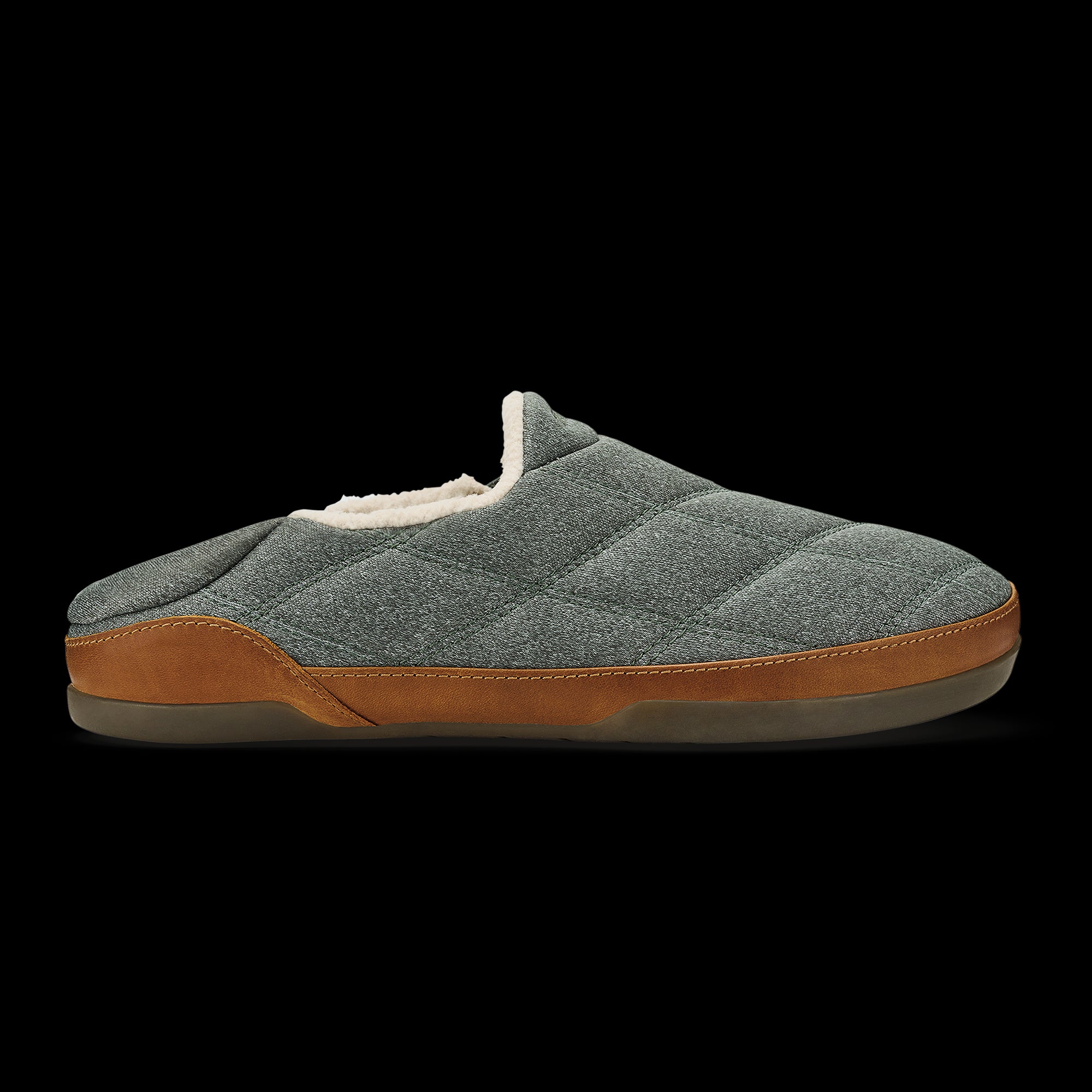 Olukai Ash/Ash Pukui Men's Slippers 10564-AUAU