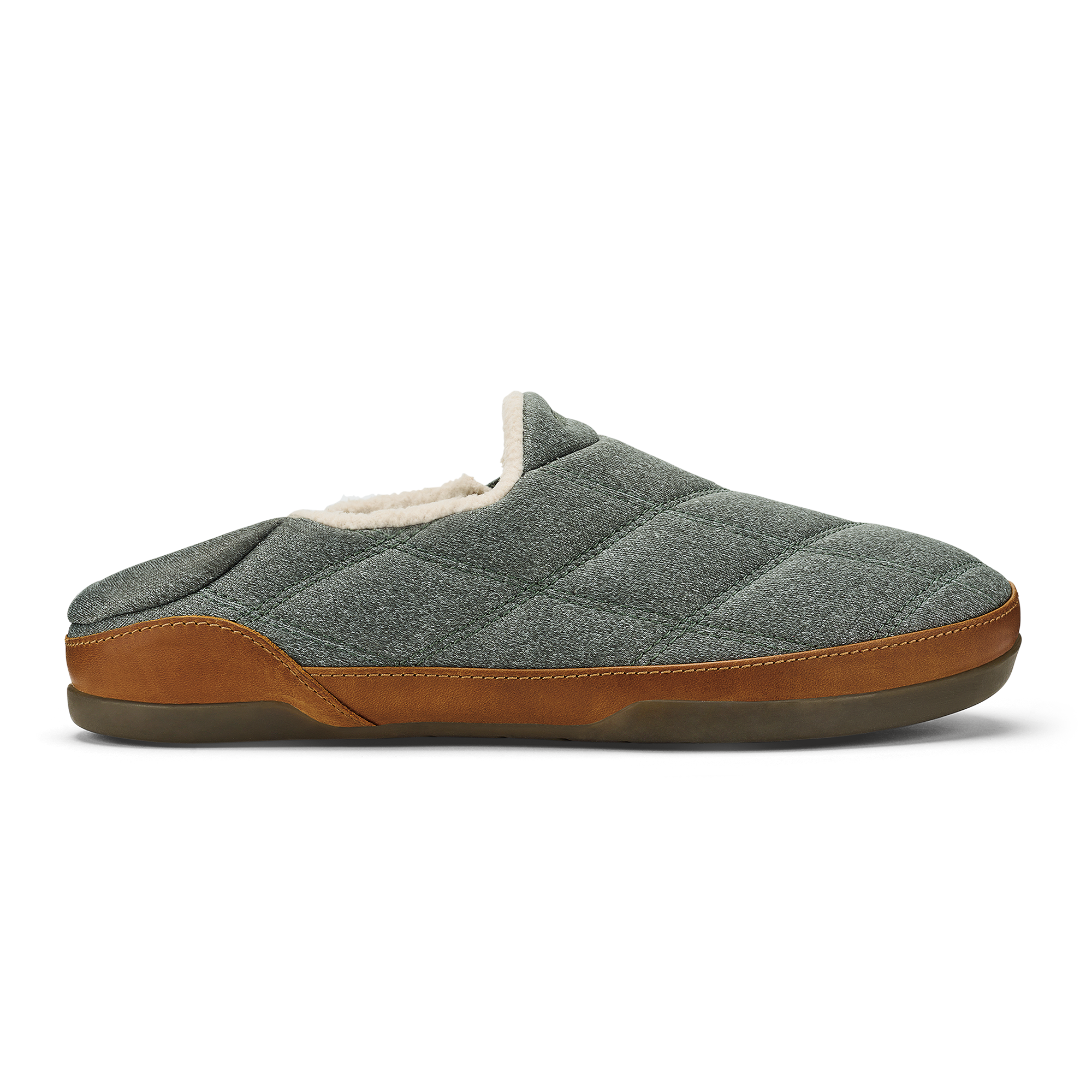 Olukai Ash/Ash Pukui Men's Slippers 10564-AUAU