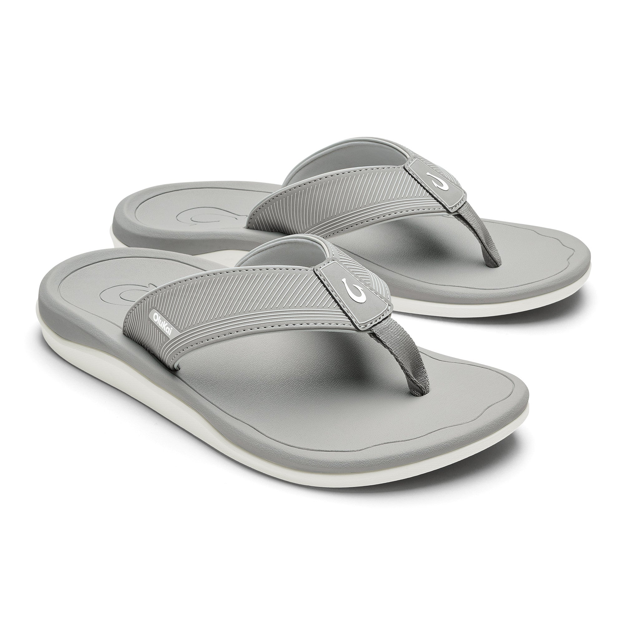 Olukai Ash/Ash 'Ahi Kai Men's Beach Sandals 10571-AUAU
