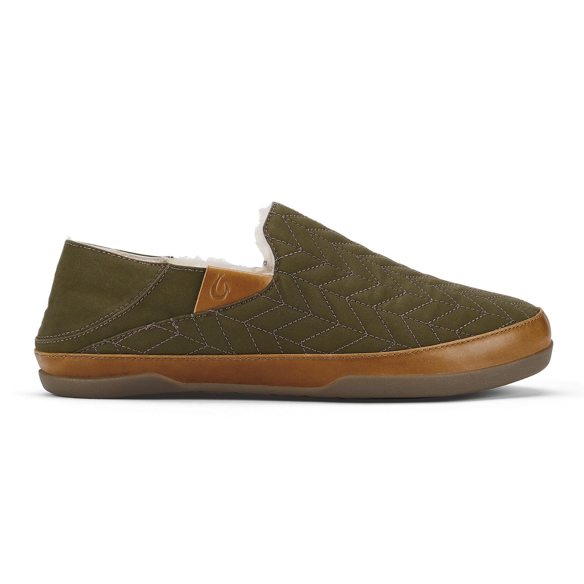 Olukai Husk Hanohano Men's Waxed Canvas Slippers 10585-6Z6Z