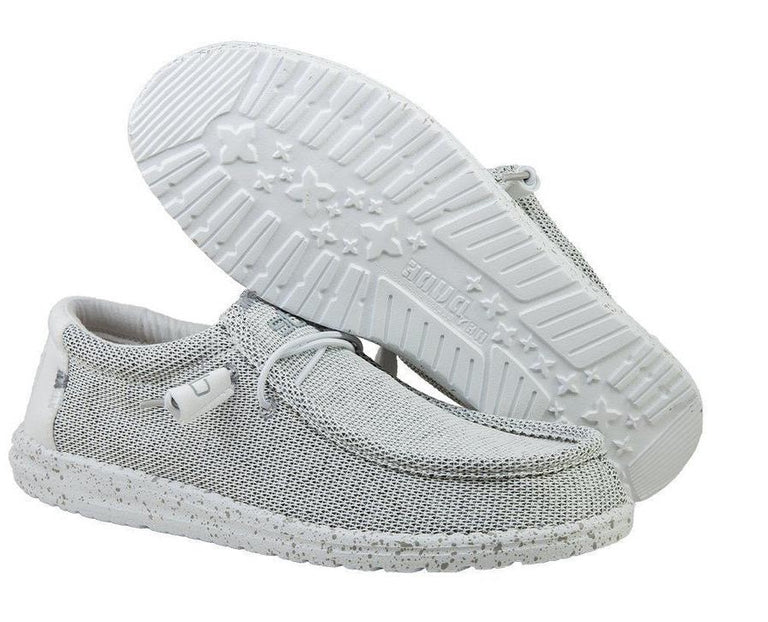Hey Dude Wally Sox Men’s Slip-on Shoes Color Stone White Size 12 Hey Dude Men main image 3