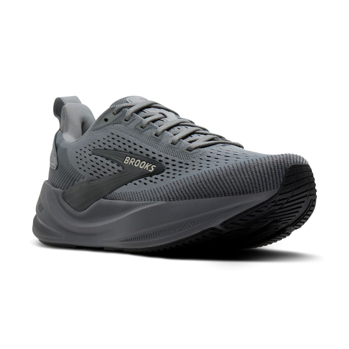 Brooks Grey/Grey/Ebony Ghost Max 4 Men's Running/Walking Shoes 110496-015