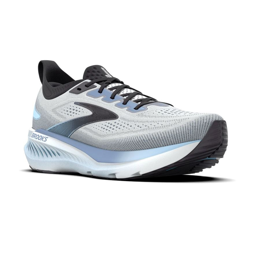 Brooks White/Rain/Baltic Sea Glycerin GTS 23 Men's Road Running Shoes 110503-163