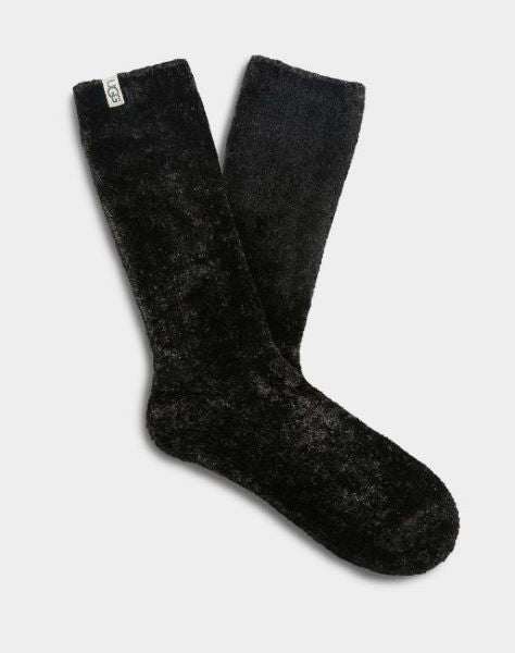 Ugg Black Leda Women's Cozy Sock 1105572-BLK