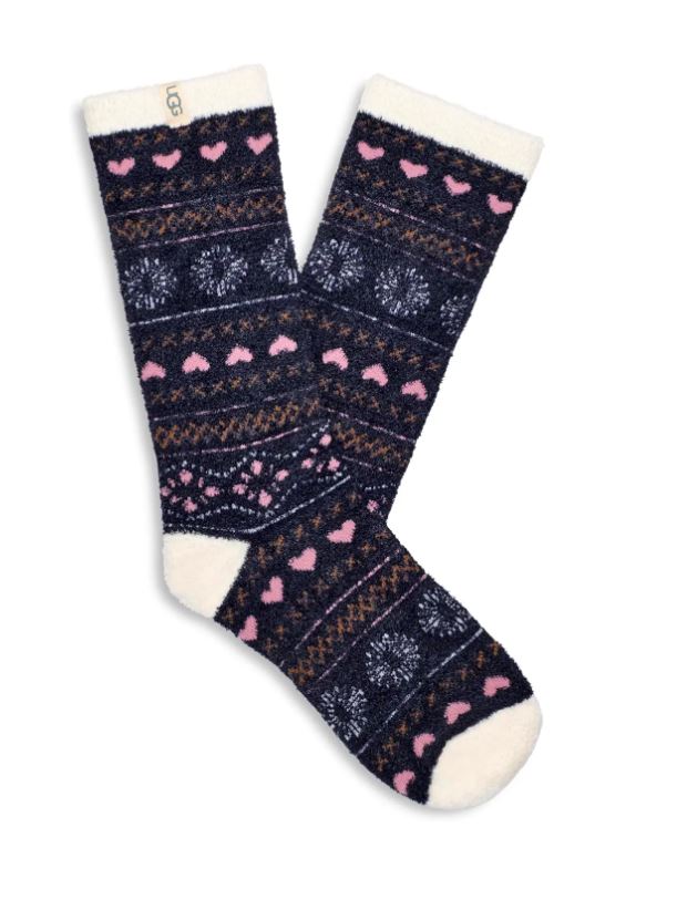 Ugg Mariner Fairaisle Leslie Graphic Crew Women's Socks 1105868-MFR