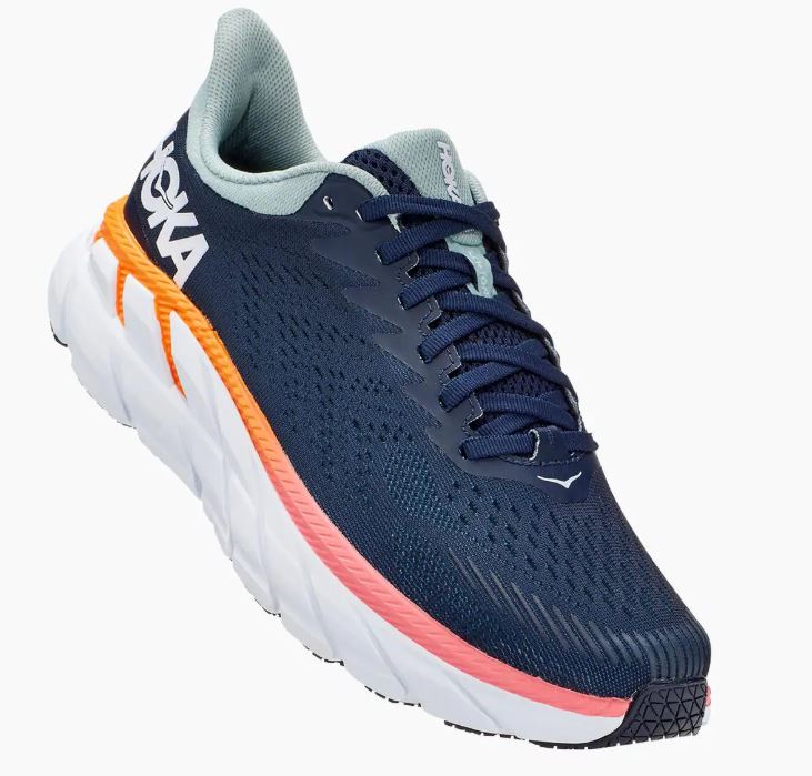 Hoka Black Iris/Blue Haze Clifton 7 Womens Road Running Shoes 1110509/35