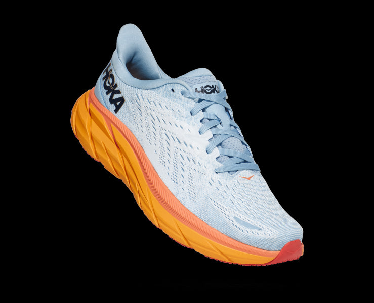 Hoka Summer Song/Ice Flow Clifton 8 Womens Running Shoes 1119394-SSIF