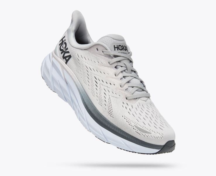 Hoka Lunar Rock/Nimbus Cloud Clifton 8 Wide Width Mens Running Shoes 1121374-LRNC