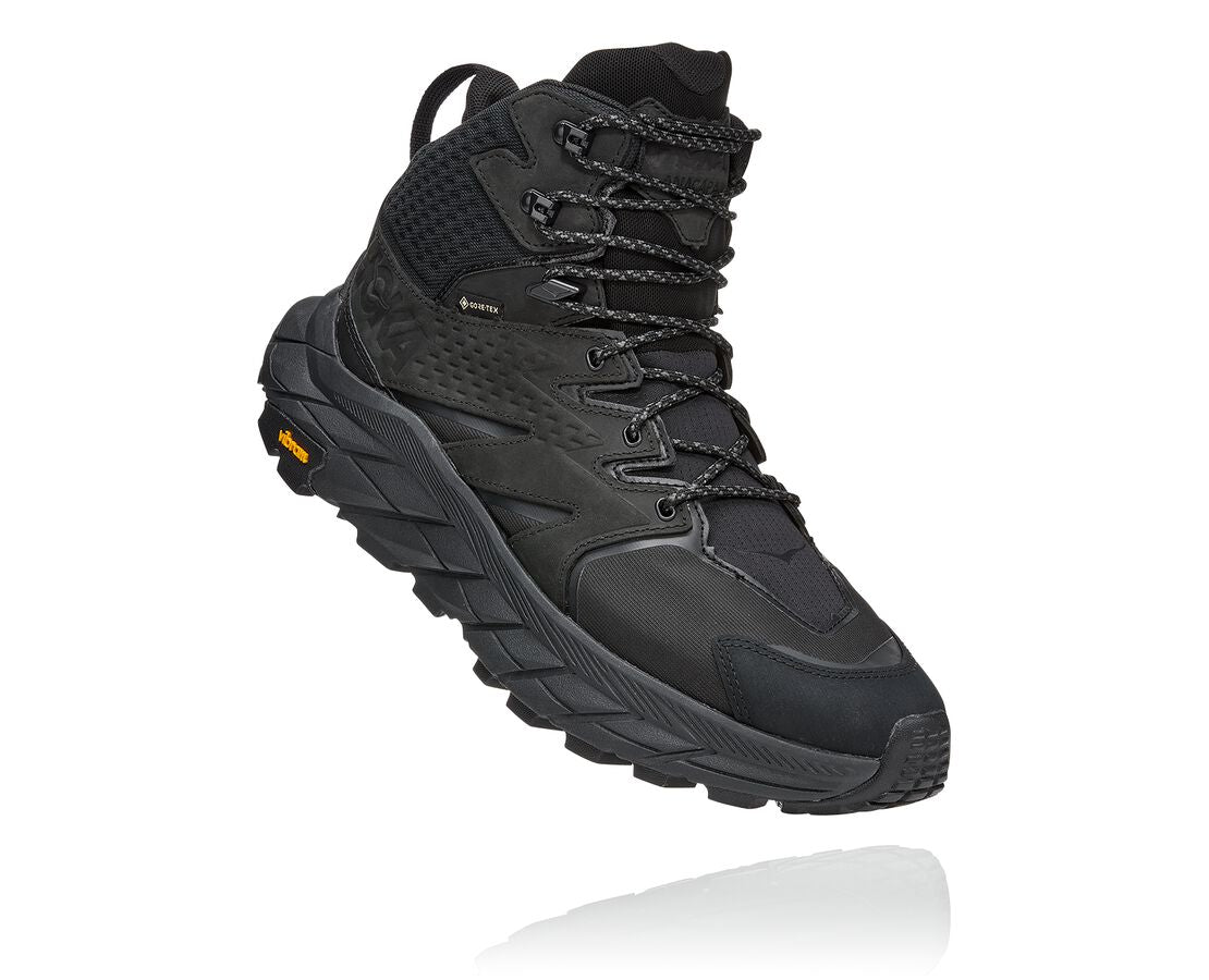 Hoka Black Anacapa Mid Gore-Tex Hiking Shoes 1122018-BBLC