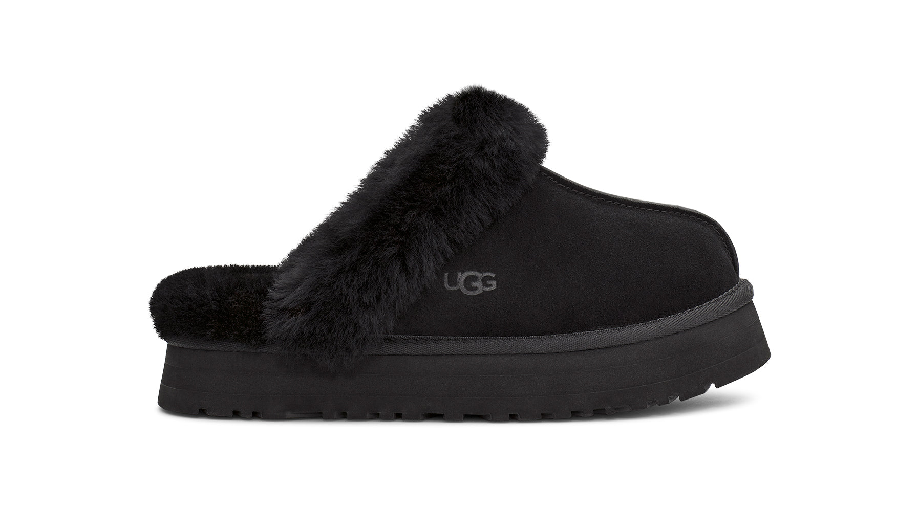 Ugg Black Disquette Women's Slippers 1122550-BLK
