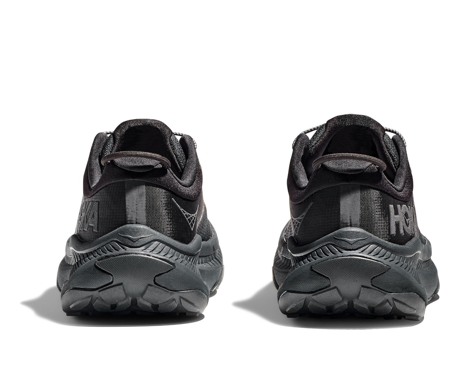 HOKA 　ブラック厚底シューズ Hoka Black/Black Transport Men's Shoes 1123153-BBLC