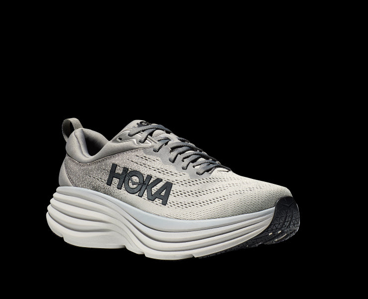 Hoka Sharkskin/Harbor Mist Bondi 8 Men's Athletic Shoes