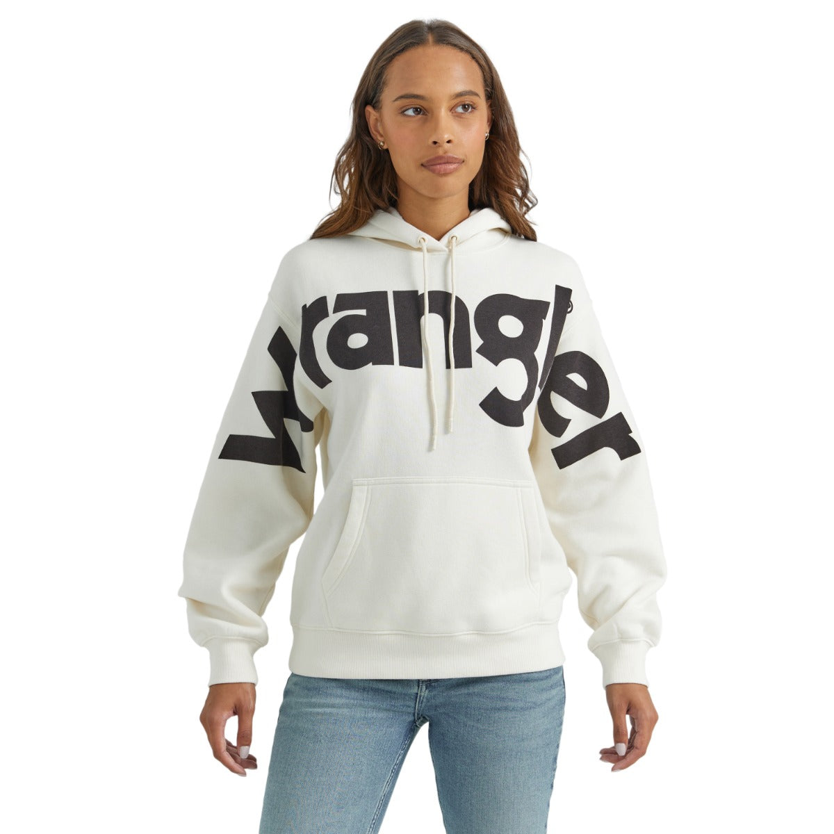 Wrangler White Classic Women's Hoodie 112353129
