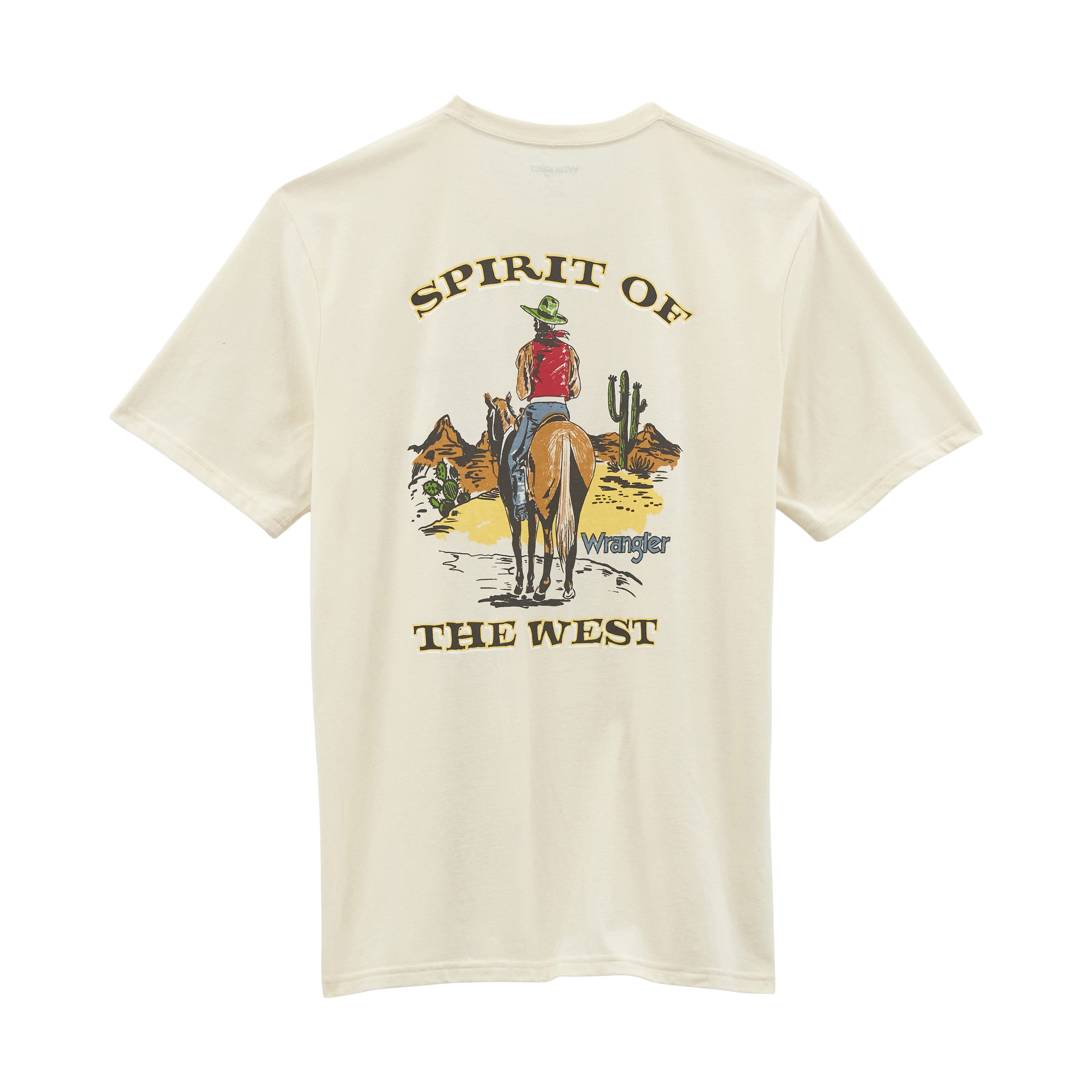 Wrangler Whisper White Back Men's Graphic Pocket T-Shirt 112358743