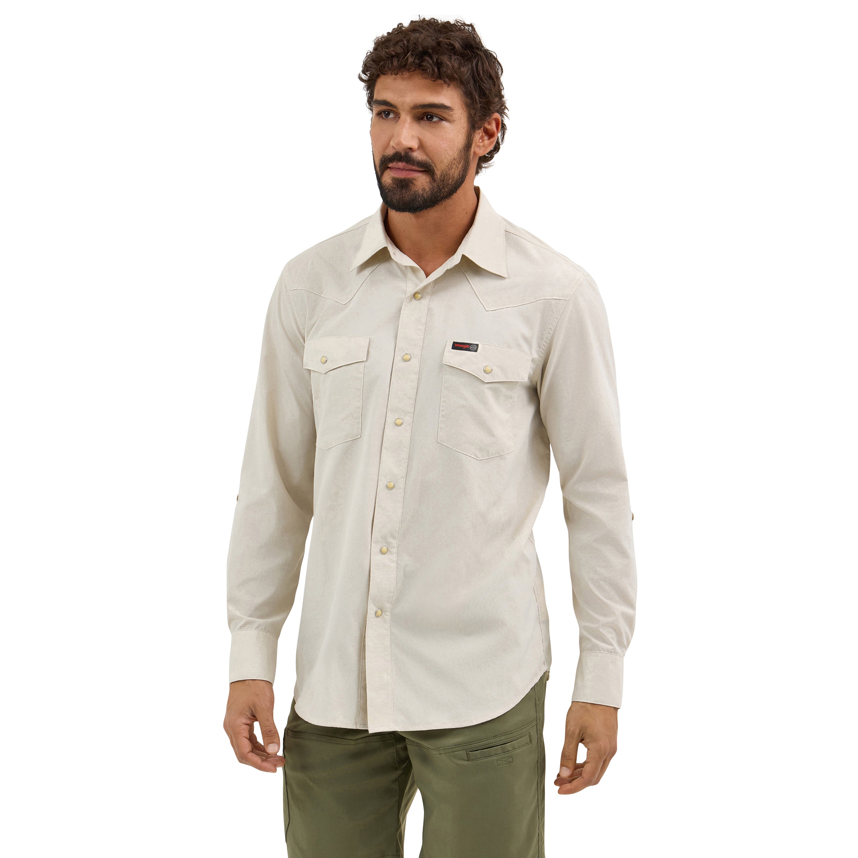 Wrangler Pelican All Terrain Gear Men's Drover Utility Shirt 112360557