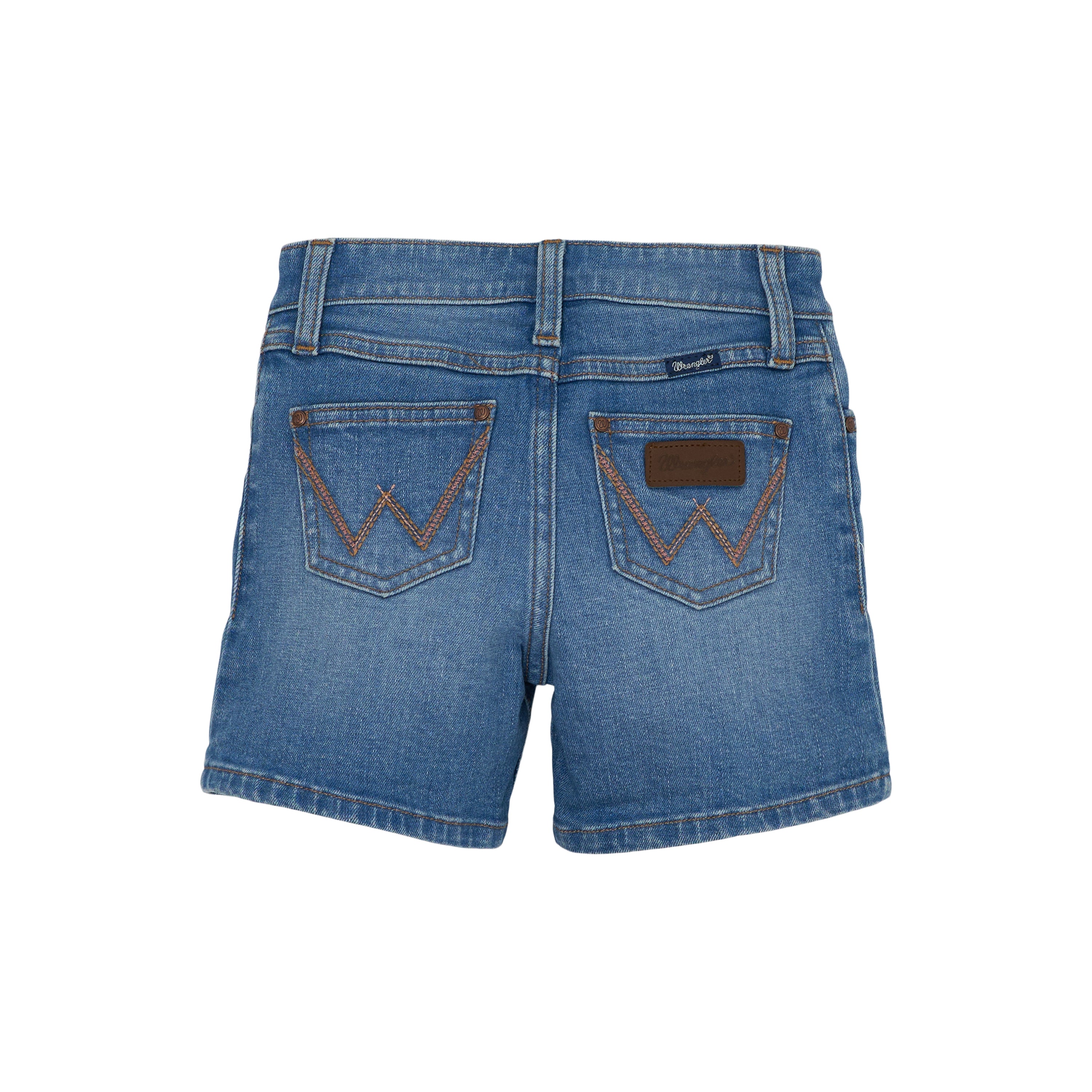 Wrangler Ariana Girls' Hemmed Denim Shorts 112361662