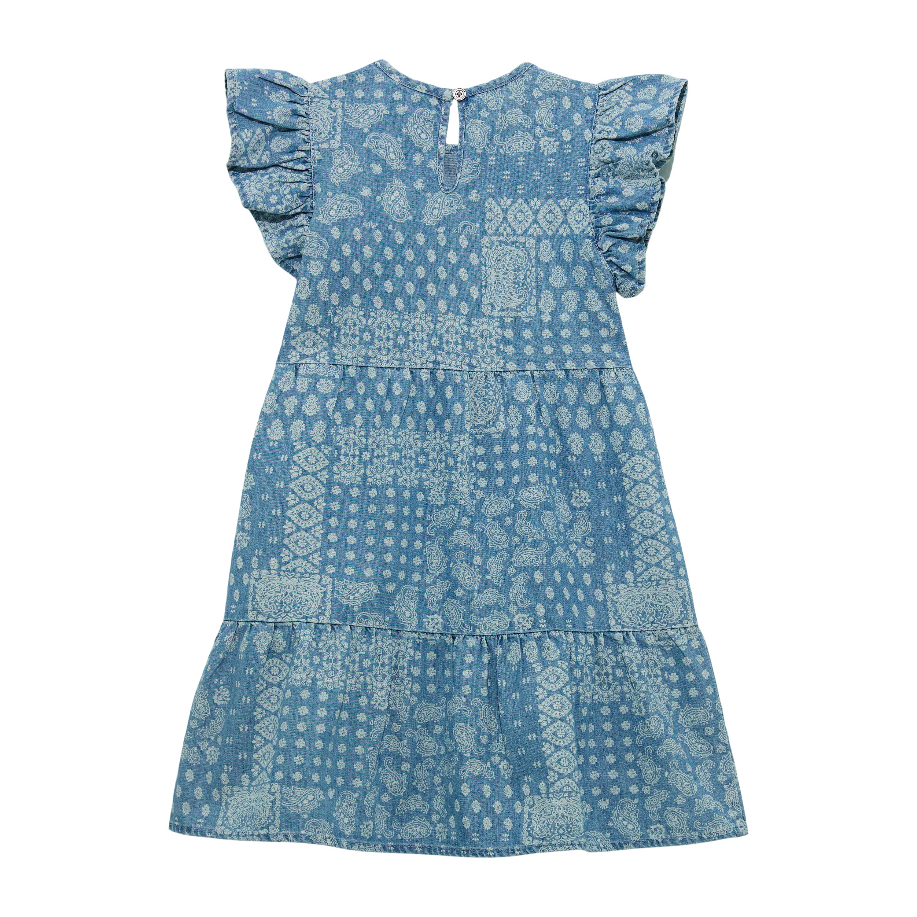 Wrangler Paisley Denim Girls' Tank Dress 112365062
