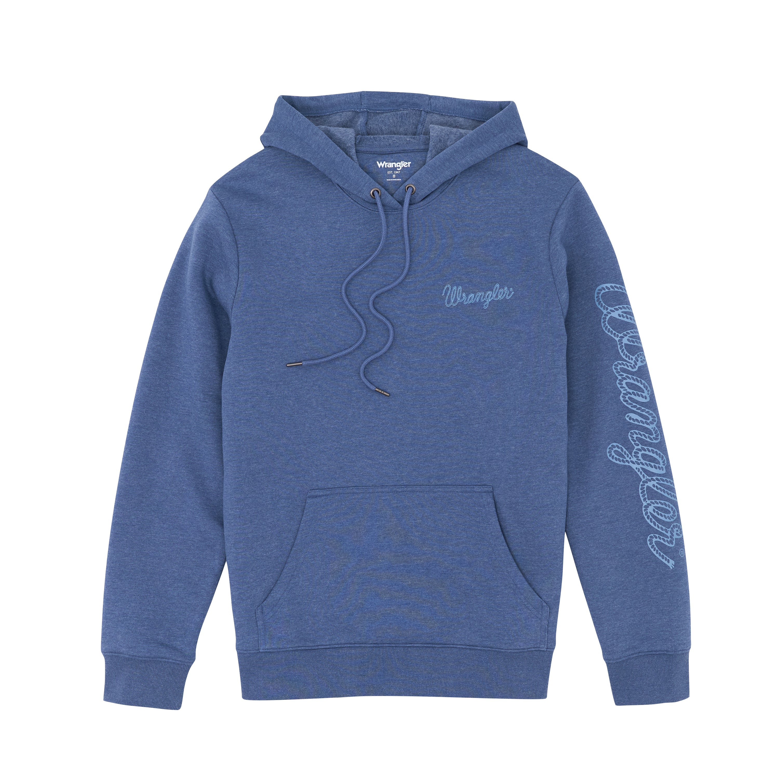Wrangler Dark Blue Rope Logo Men's Hoodie 112365693