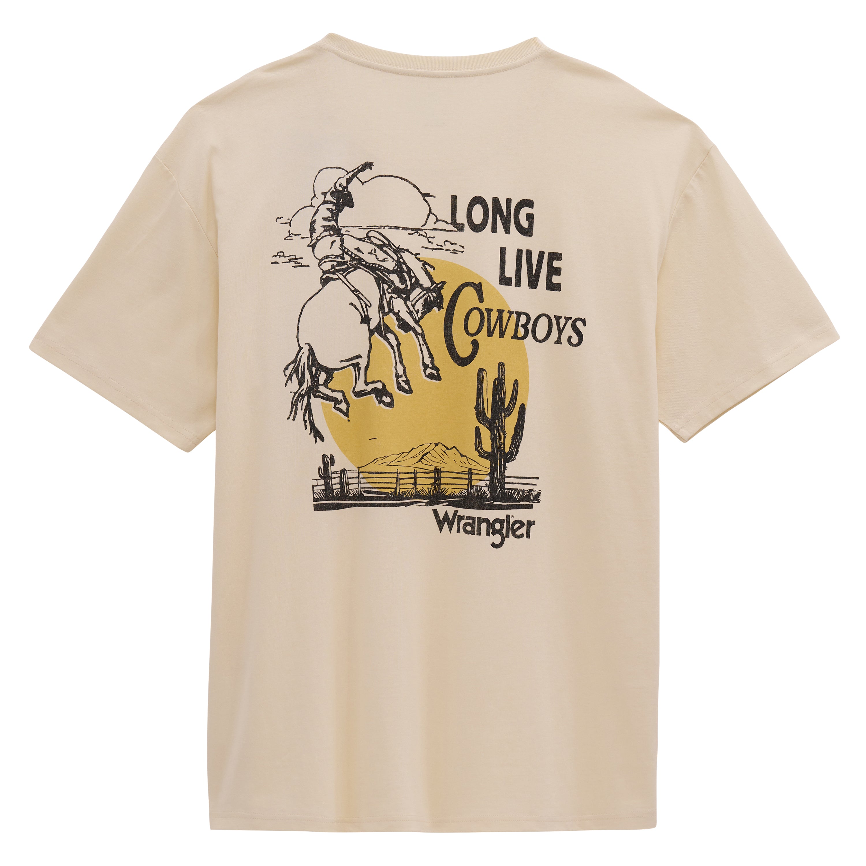 Wrangler Antique White Vintage Fit Graphic Short Sleeve Men's T-Shirt 112380262