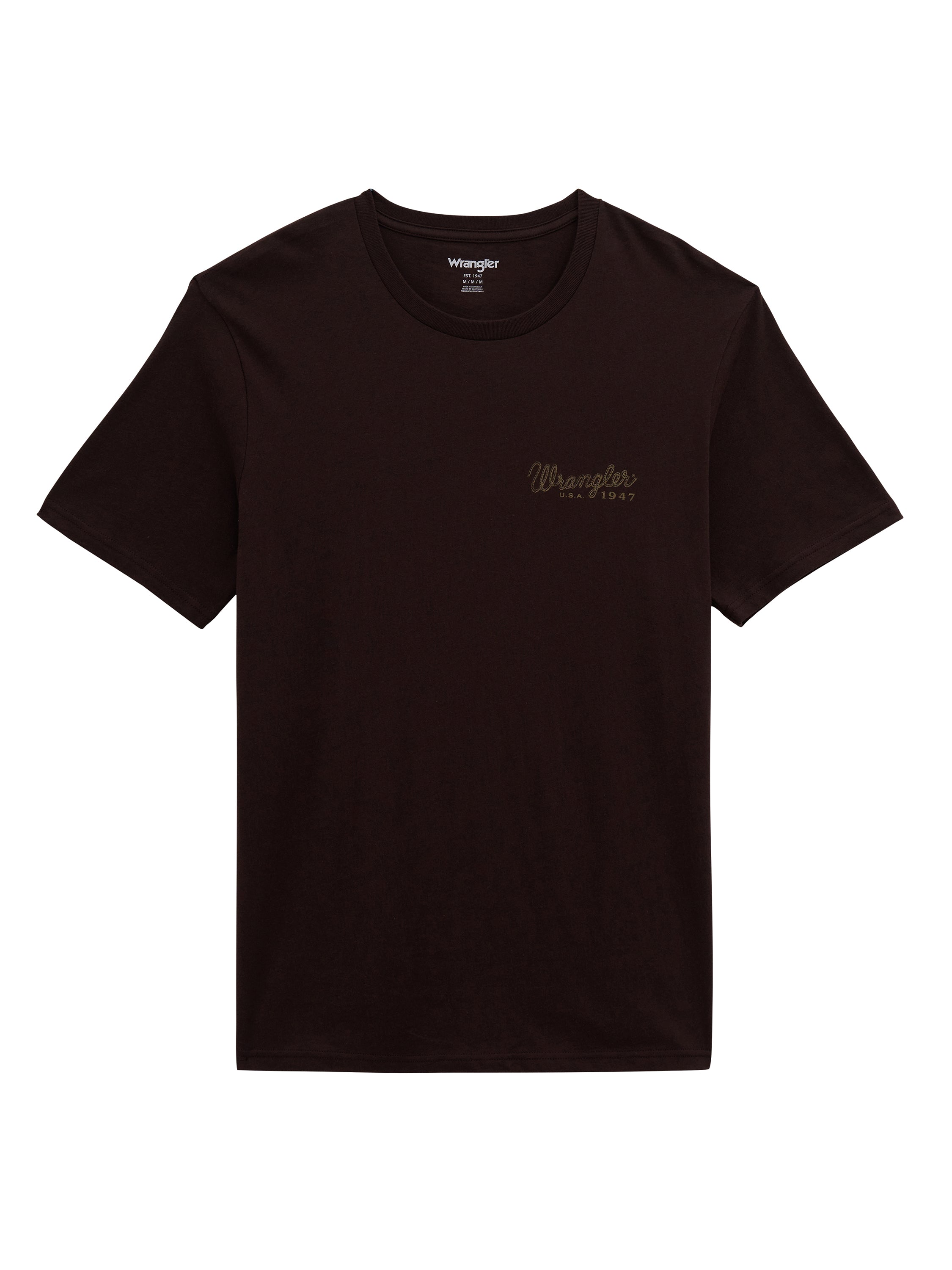 Wrangler Black Coffee Short Sleeve Graphic Fit T-Shirt 112380267