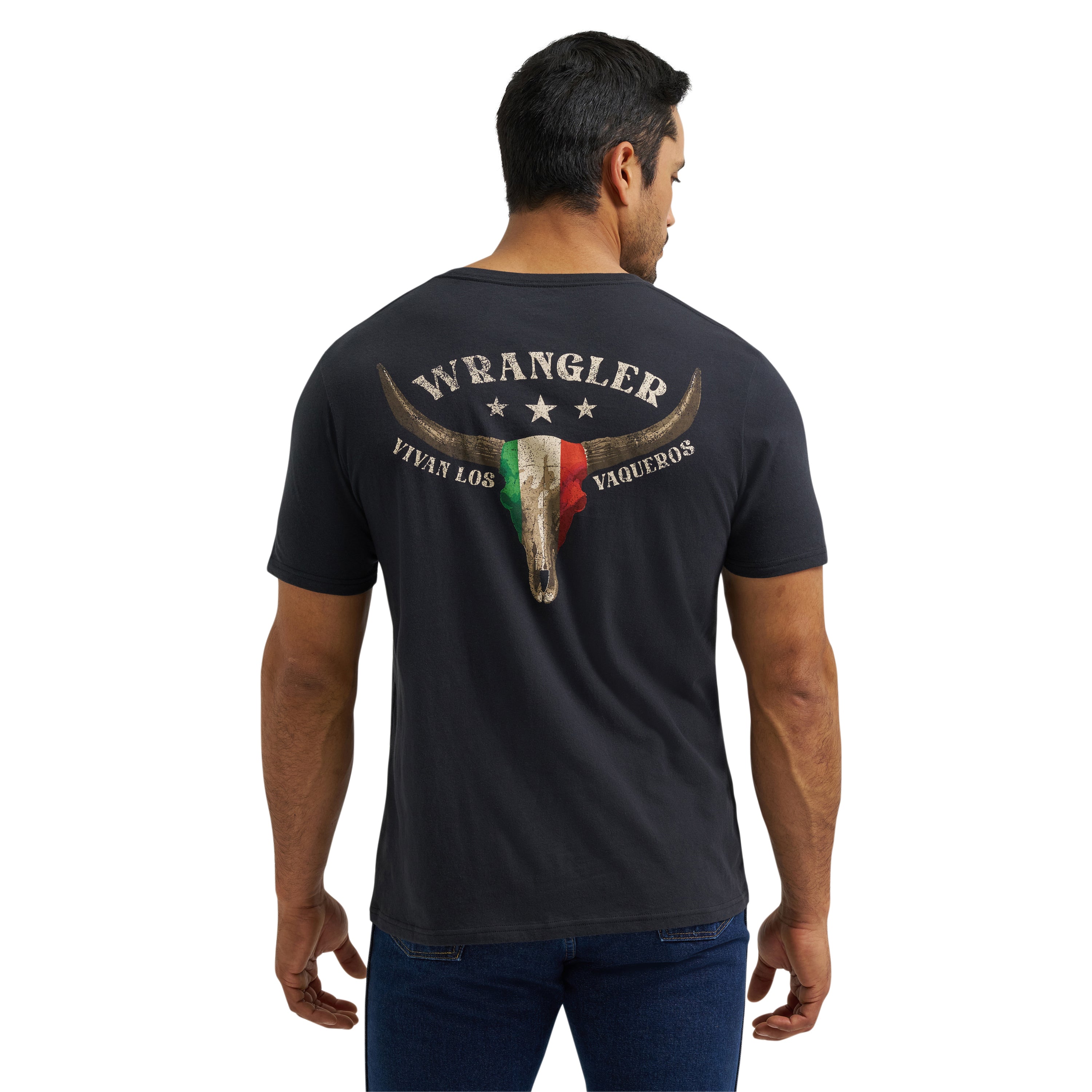 Wrangler Jet Black Vaquero Heritage Men's Graphic T-Shirt 112380269