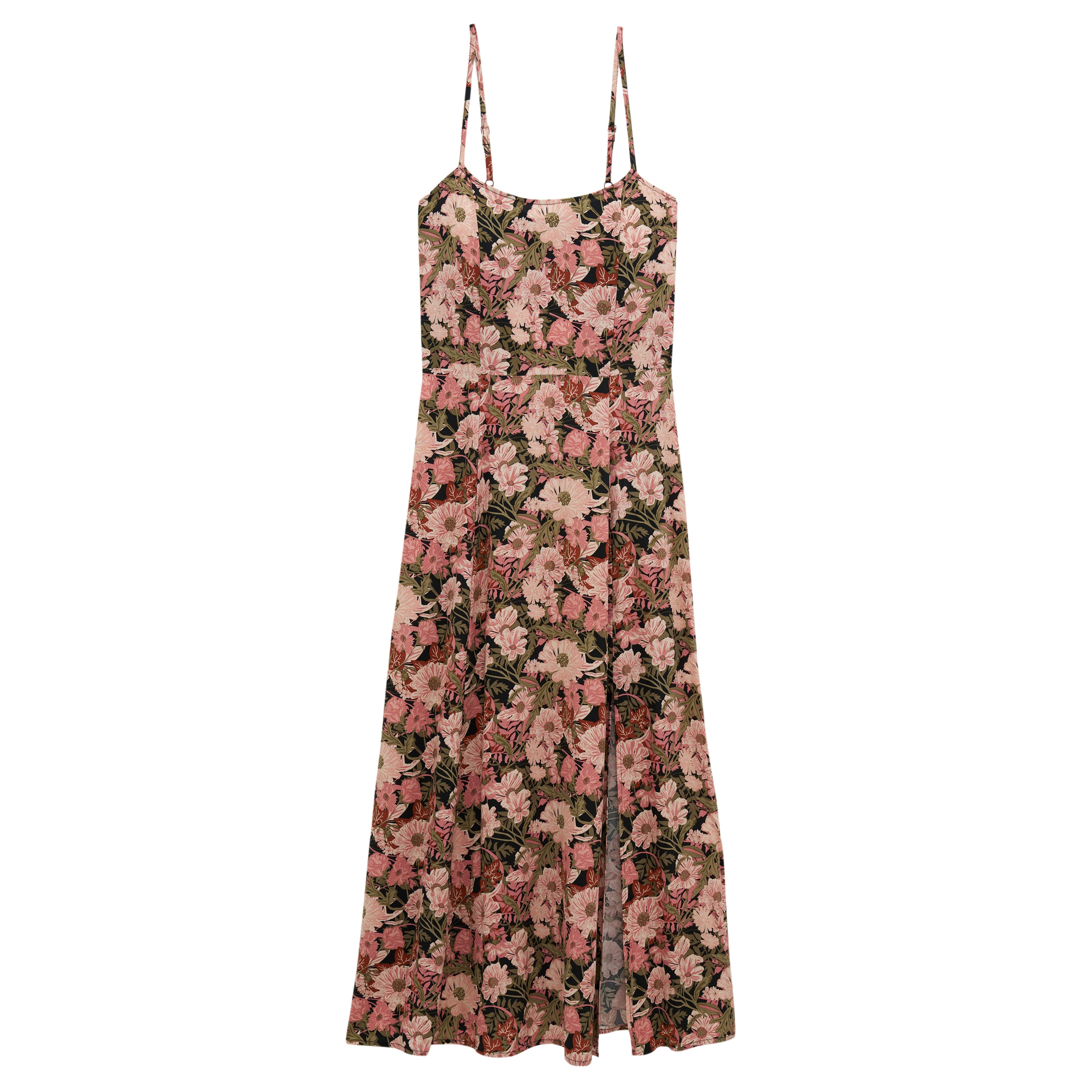 Wrangler Pink Floral Women's Western Tank Maxi Dress 112382615