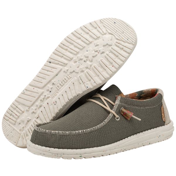 Hey Dude Algae Wally Eco Sox Mens Casual Shoes 112478354