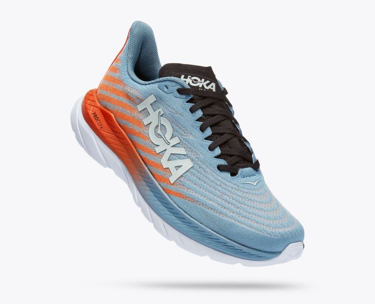 Hoka Mountain Spring/Puffin's Bill Mach 5 Mens Road Running Shoes 1127893-MSPBL