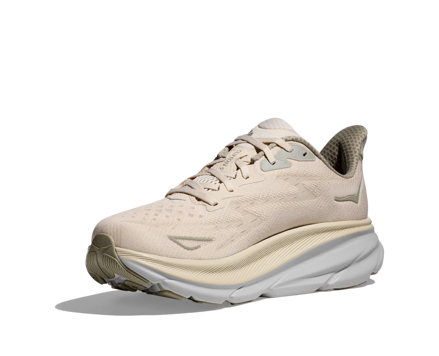 Hoka Oat Milk/Barley Clifton 9 Men's Running Shoes 1127895-OKB