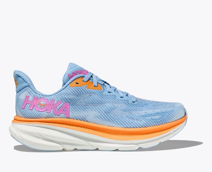 Hoka Airy Blue/Ice Water Clifton 9 Women's Running Shoes 1127896-ABIW