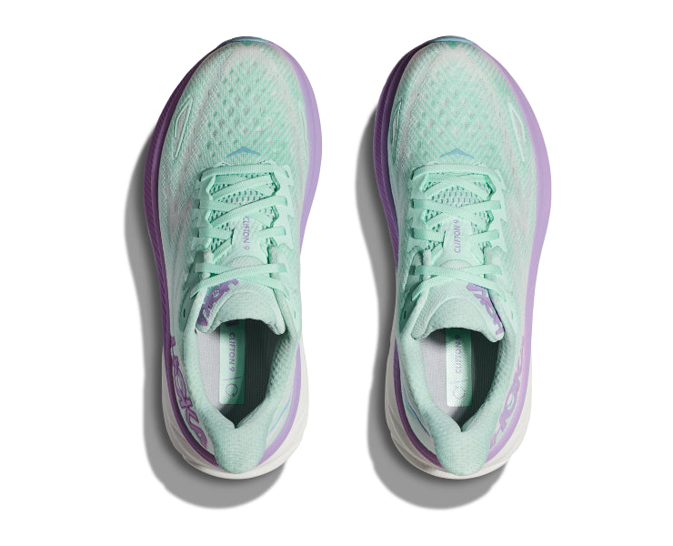 Hoka Sunlit Ocean/Lilac Mist Clifton 9 Women's Running Shoes