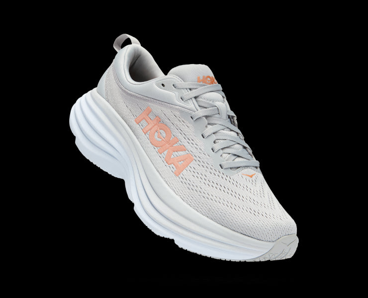 Hoka Harbor Mist/Lunar Rock Bondi 8 Womens Running Shoes 1127952-HMLR