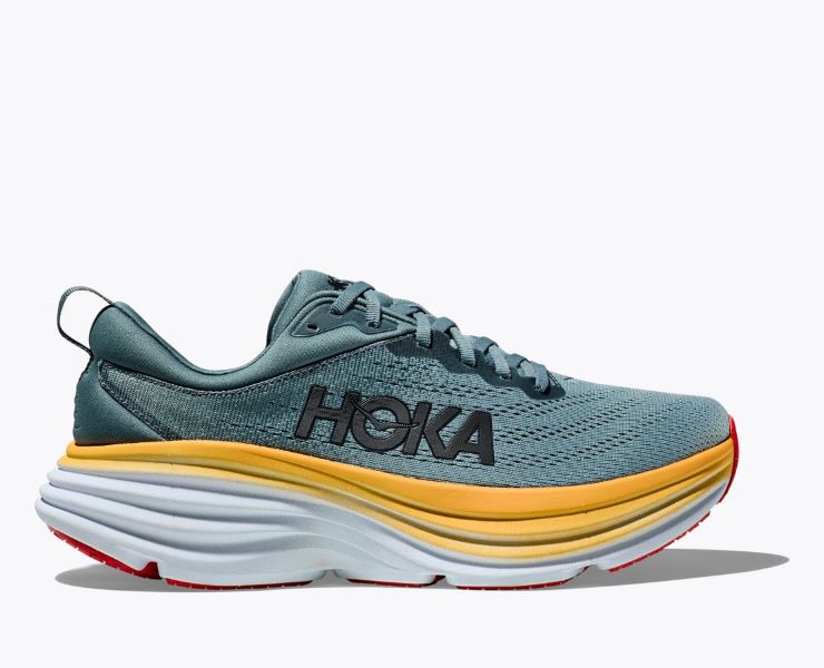 Hoka Blue Goblin/Mountain Spring Bondi 8 Men's Extra Wide Width Athletic Shoes 1127955-GBMS