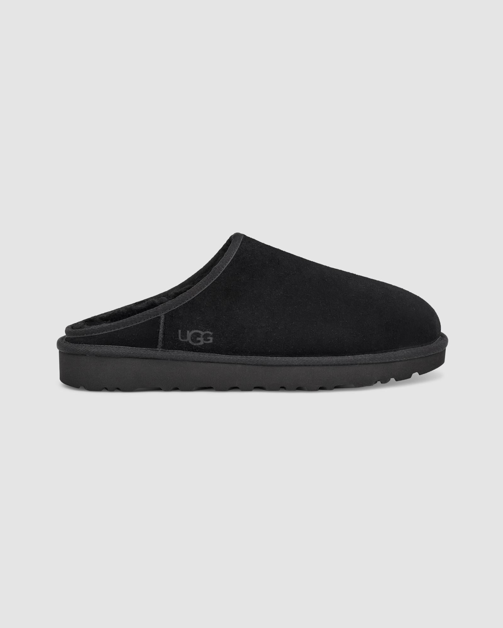 UGG Black Classic Men's Slip-On Slippers 1129290