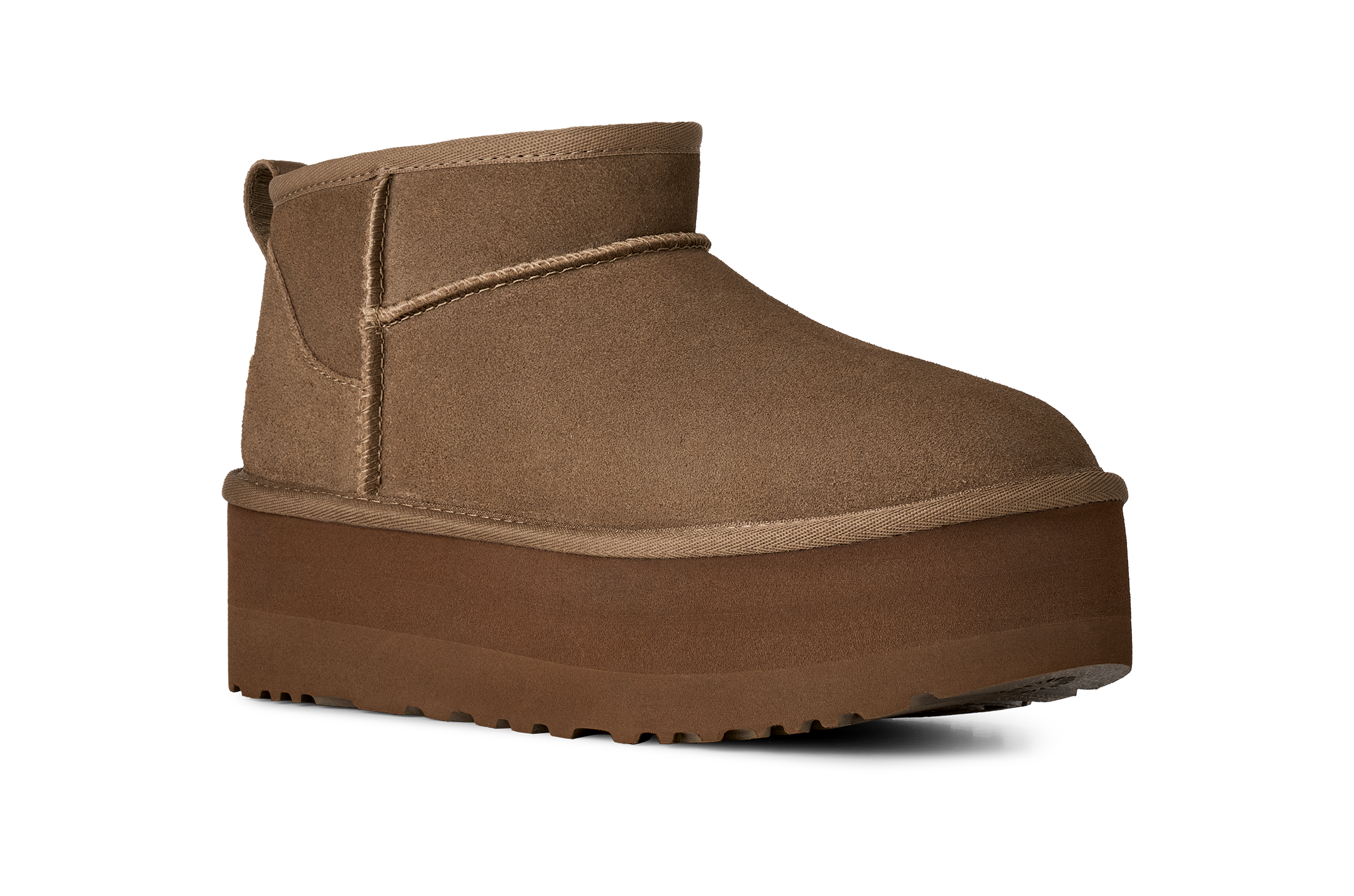 UGG Light Bronze Classic Ultra Mini Women's Platform Boots 1135092