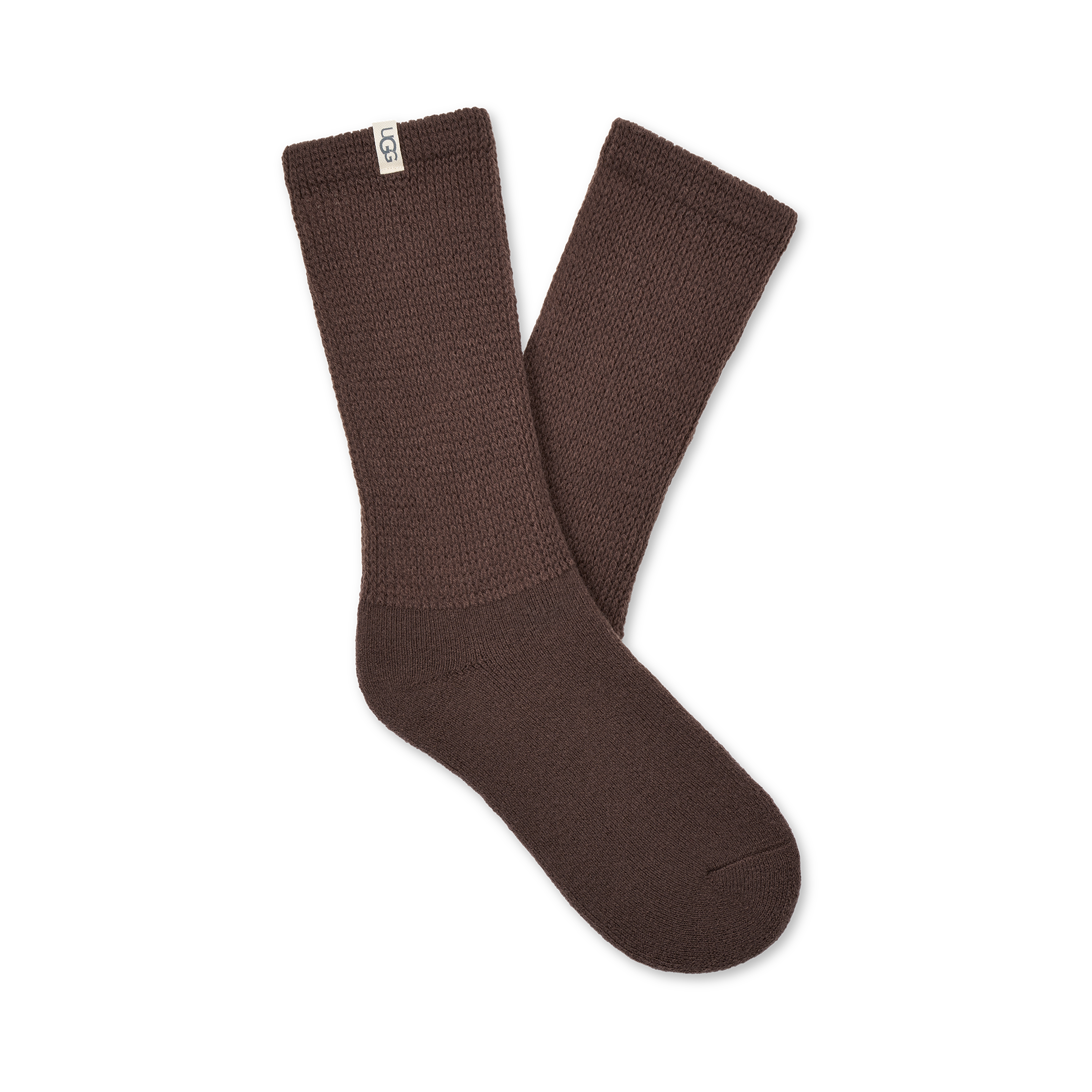 Ugg Burnt Cedar Shealy Women's Cozy Crew Socks 1145335-BCDR