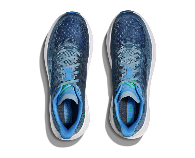 Hoka One One Mens Mach 6 1147790 DHN Blue Running Shoes Sneakers Size 10.5 D Hoka Downpour/Thundercloud Mach 6 Men main image 3