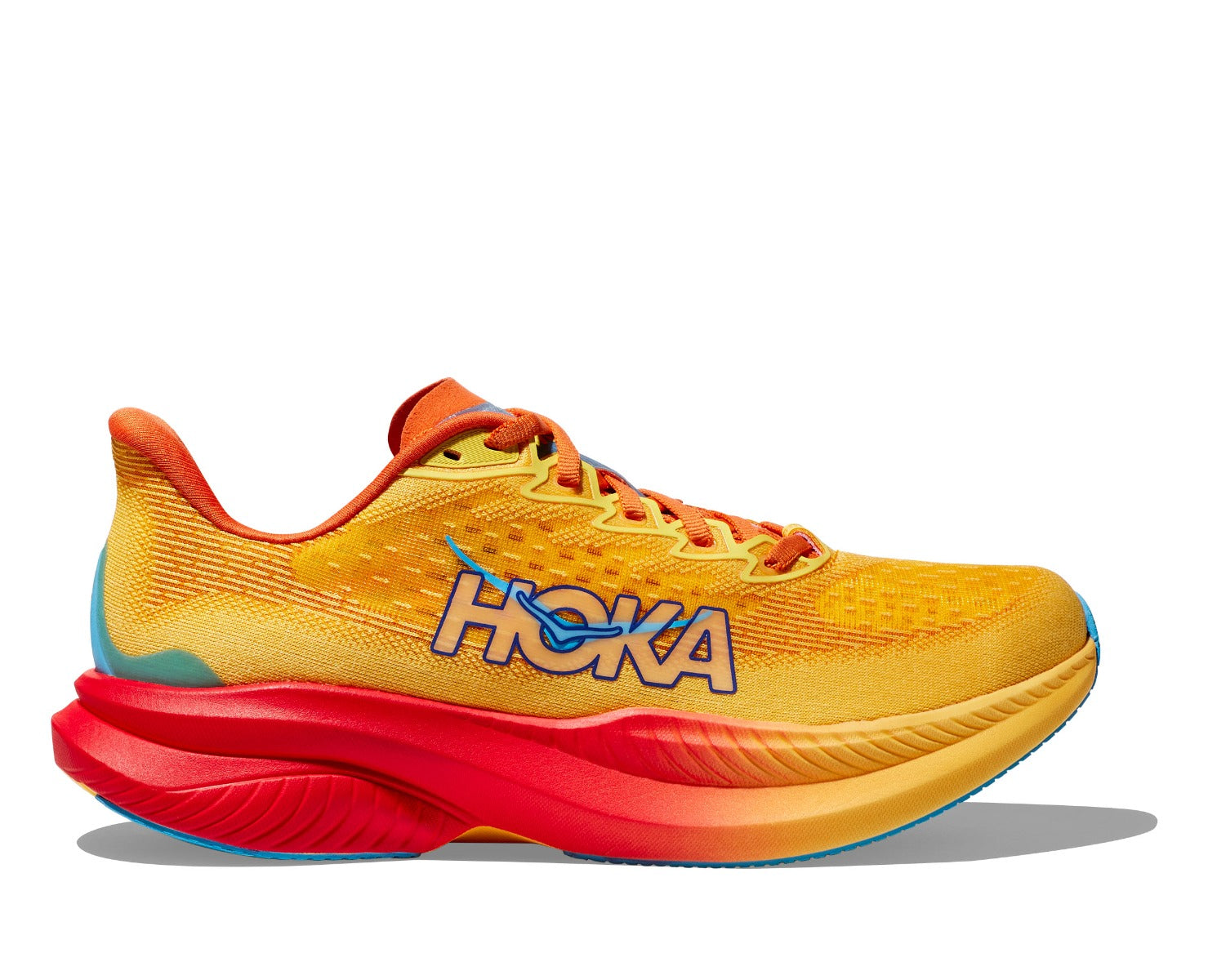 Hoka Poppy/Squash Mach 6 Men's Running Shoes 1147790-PYS
