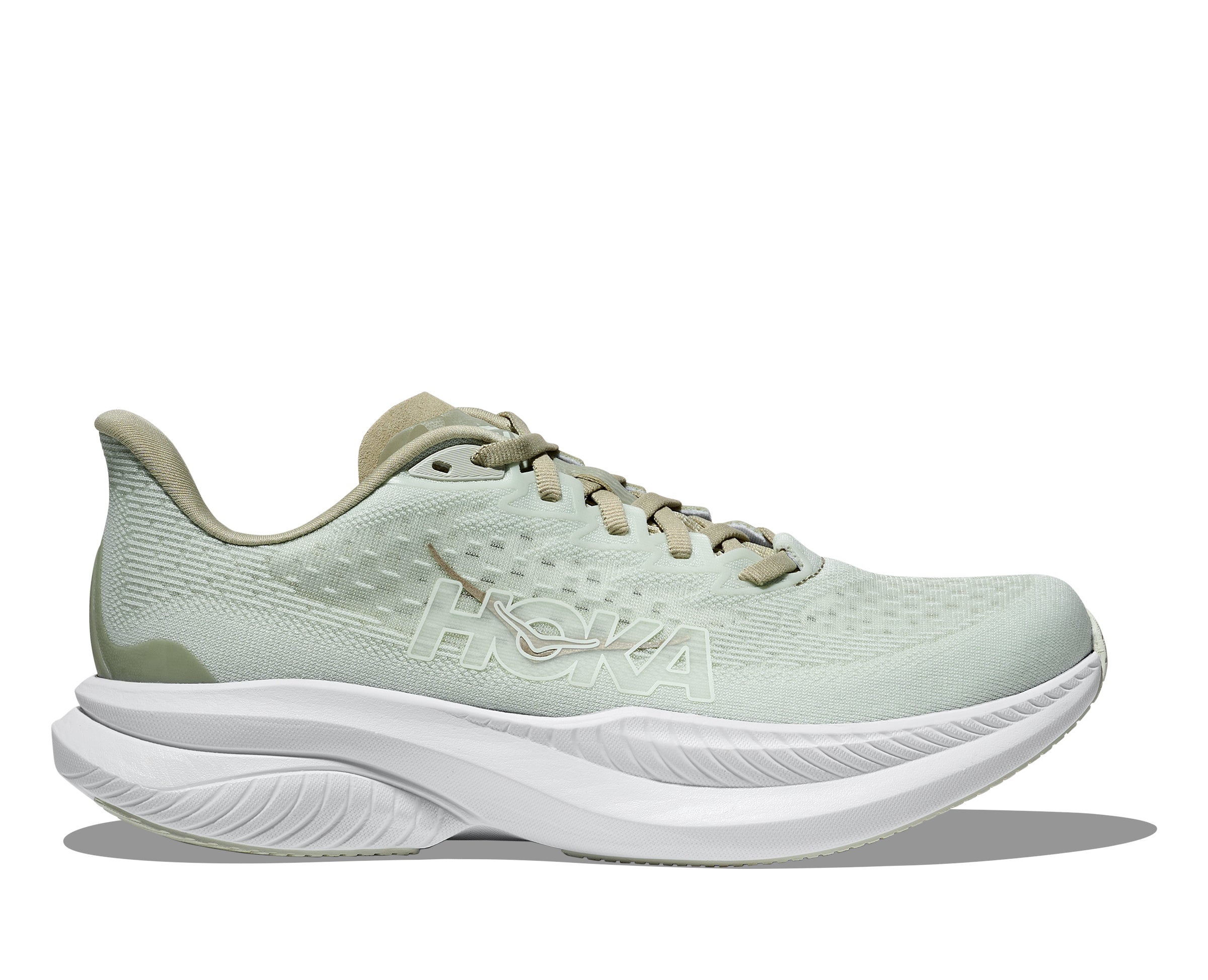Hoka Oyster Mushroom/Truffle Salt Mach 6 Women's Running Shoes 1147810-ORF