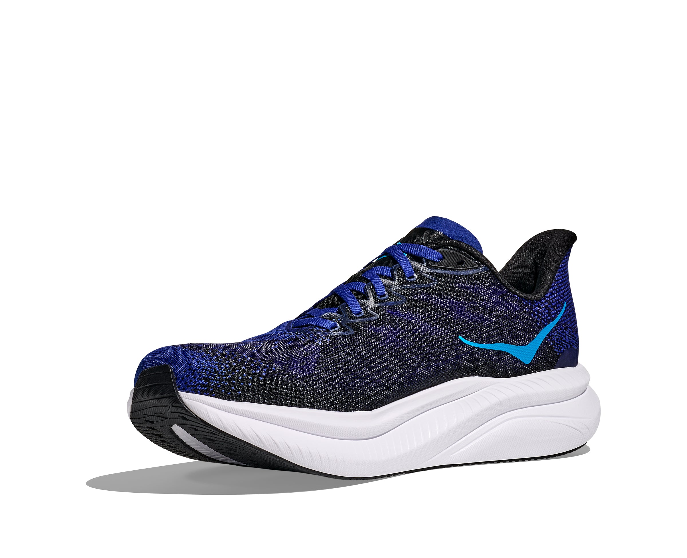 Hoka Black/Night Sky Mach 6 Men's Wide Width Running Shoes 1147833-BNG