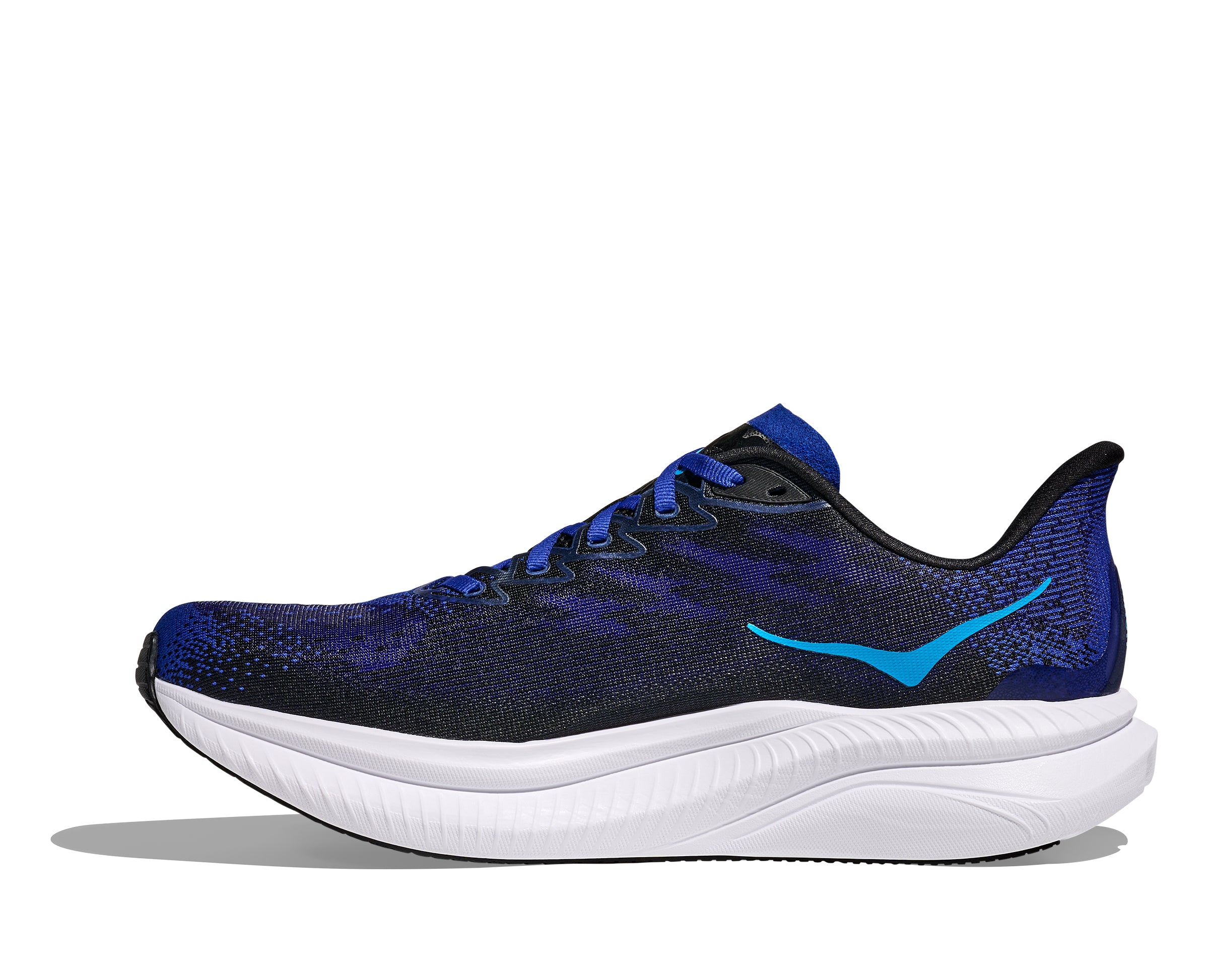 Hoka Black/Night Sky Mach 6 Men's Wide Width Running Shoes 1147833-BNG