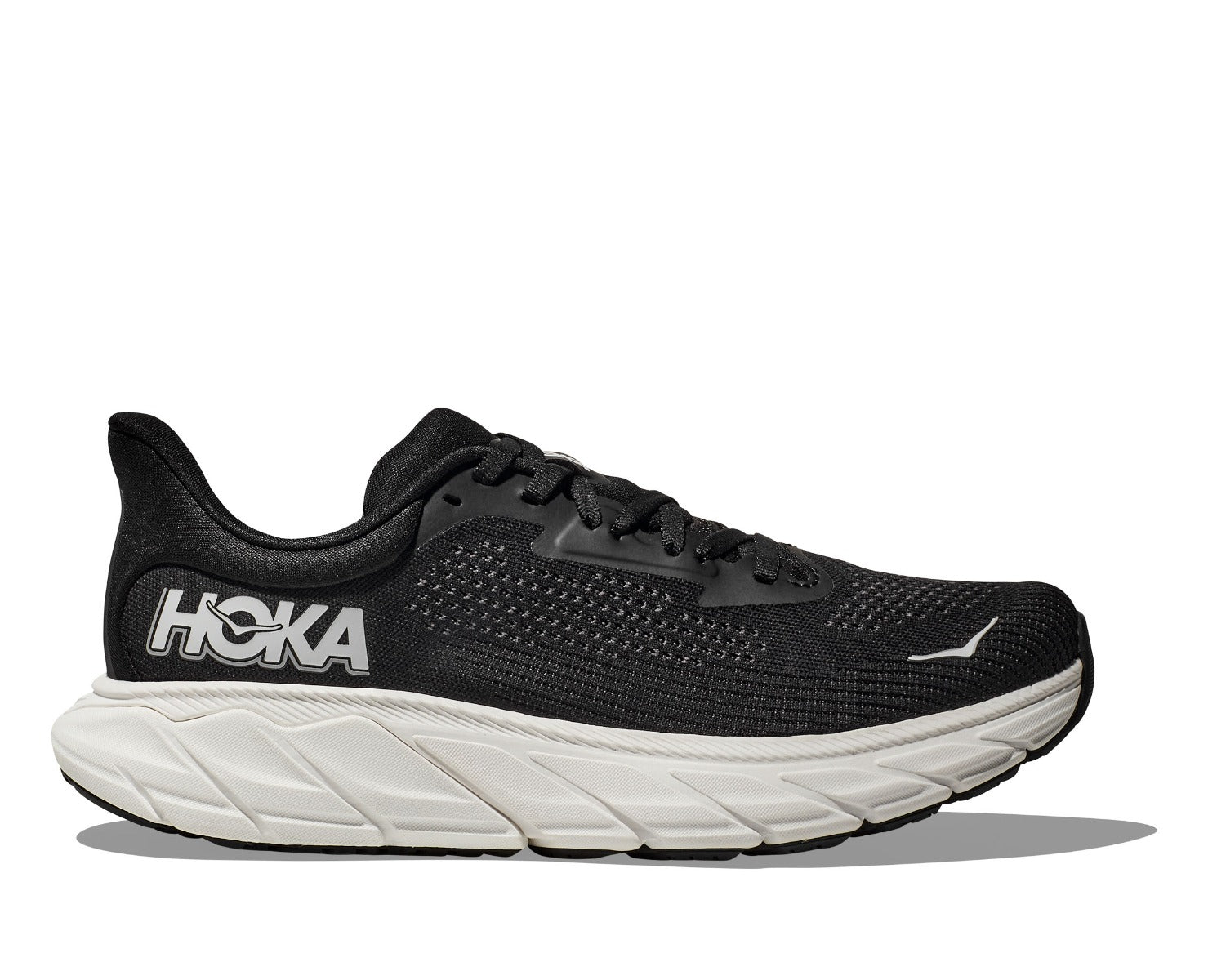 Hoka Black/White Arahi 7 Men's Running Shoes 1147850-BWHT
