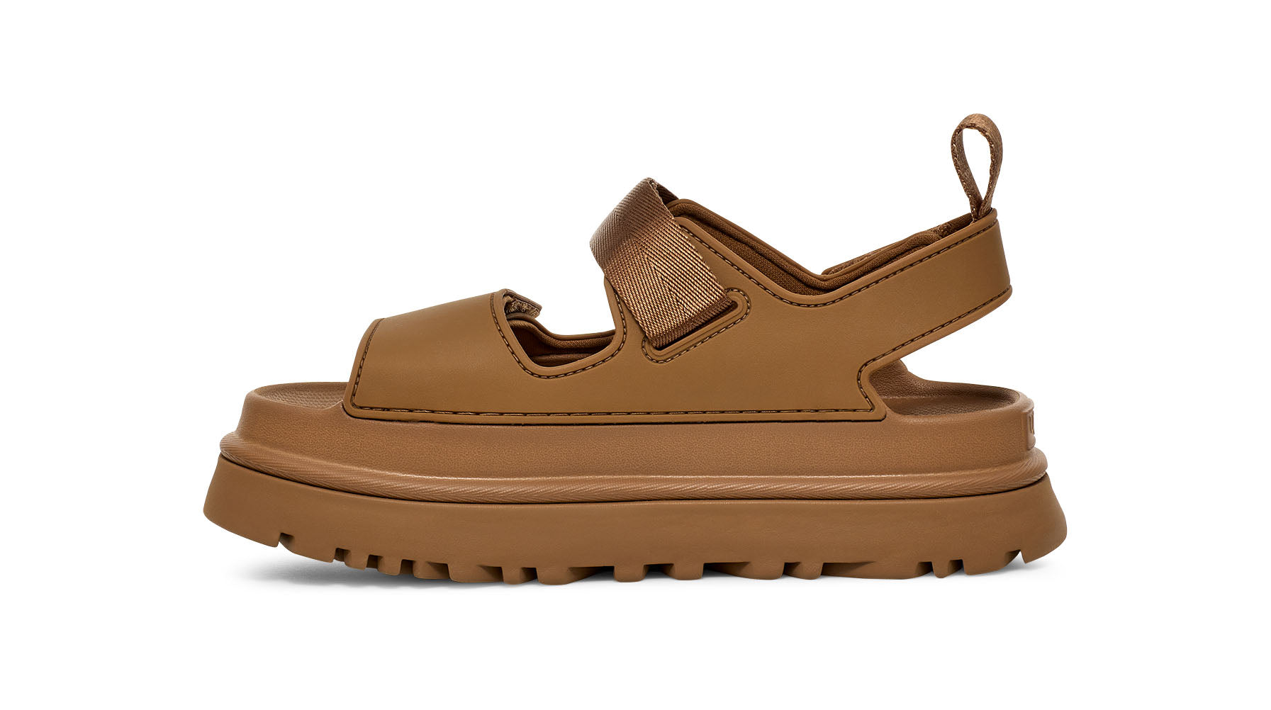 Ugg Bison Brown GoldenGlow Women's Fully Adjustable Sandals